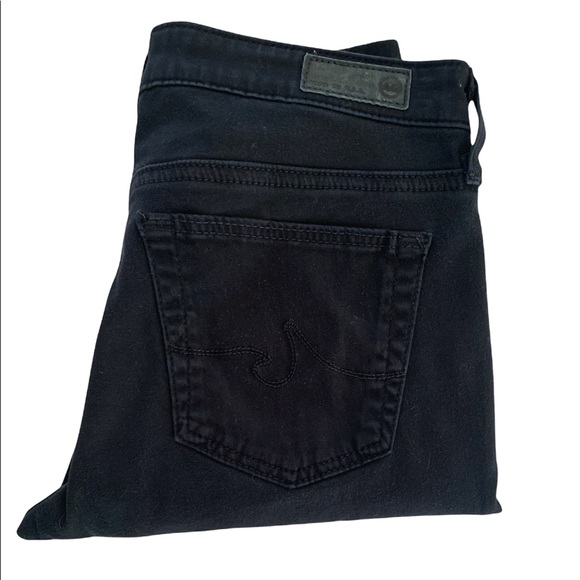 Adriano Goldschmied AG The Stevie Ankle Slim Black Straight Leg Jeans - Picture 16 of 16